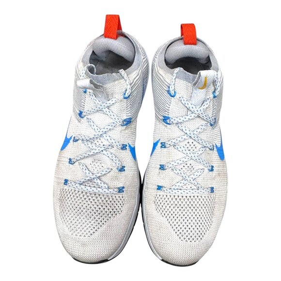 M082 Nike Metcon DSX Flyknit 2 White Blue Pure Platinum 924423-140 Size 12 READ - Picture 9 of 16